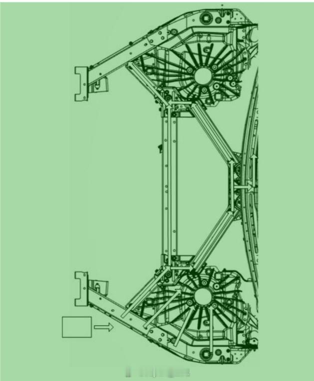 biw小偏置碰撞前行李舱 纯电的前行李舱很快将成为标配这时对付小偏置碰撞的结构设
