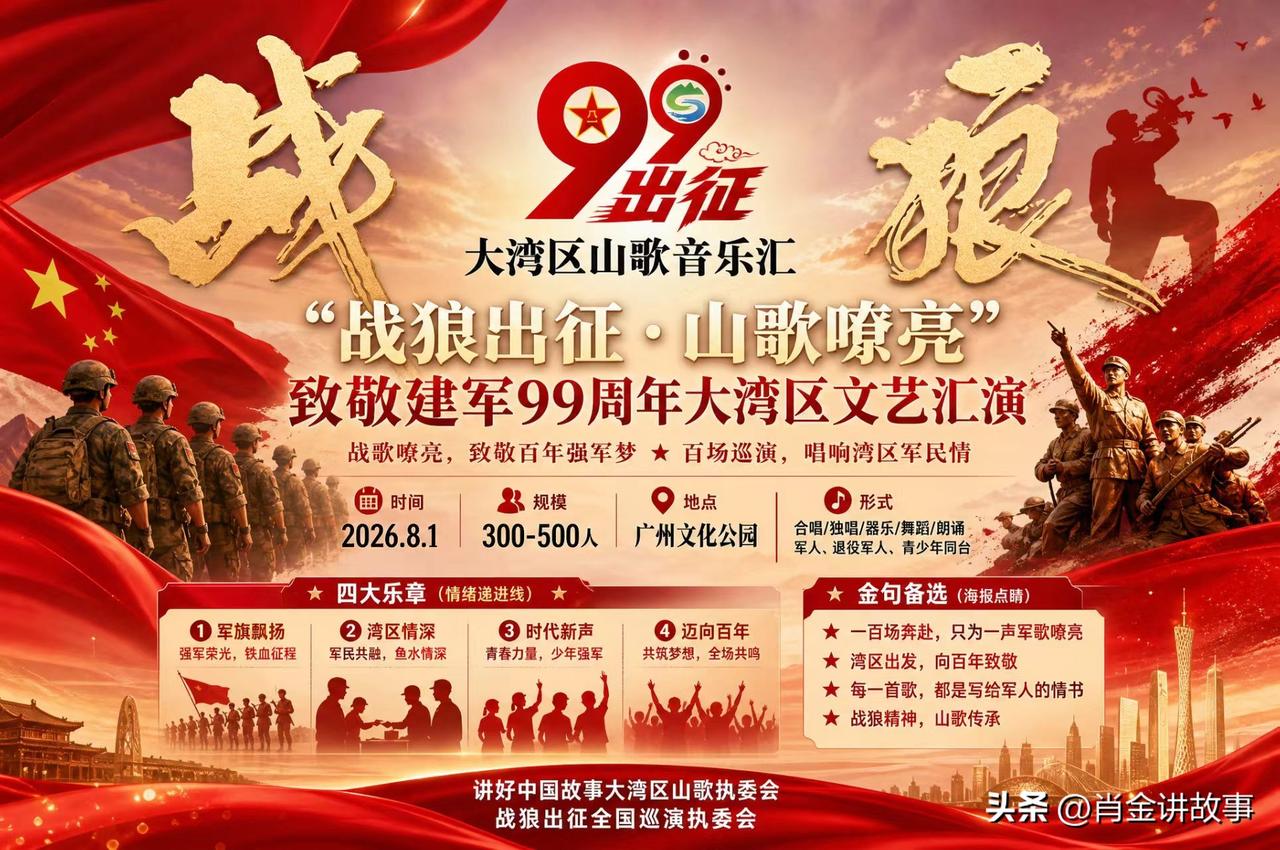聚力唱响强军旋律 筹备百场军歌巡演
——致敬建军99周年大湾区文艺晚会研讨会顺利