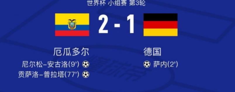 韩国男足彻底“慌了”！
随着厄瓜多尔2：1德国，韩国队出线希望再度缩水，全程提心