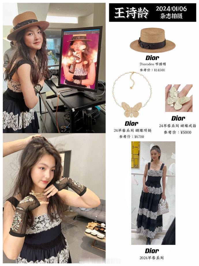#王诗龄杂志幕后花絮#继甜馨前阵子登杂志之后，王诗龄也开始拍杂志了。流出的拍摄花