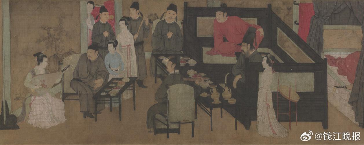 #韩熙载夜宴图本周来杭# 作为今年暑假最值得期待的大展之一，由浙江省博物馆与华策