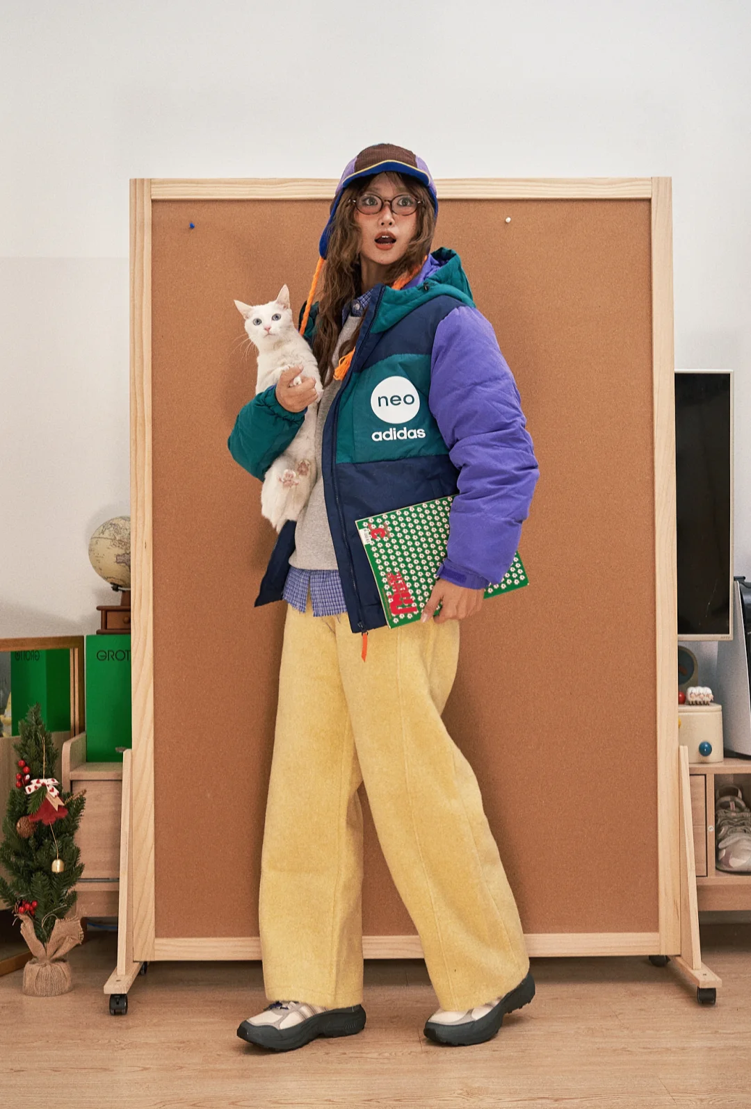 在家拍的15套adidas look