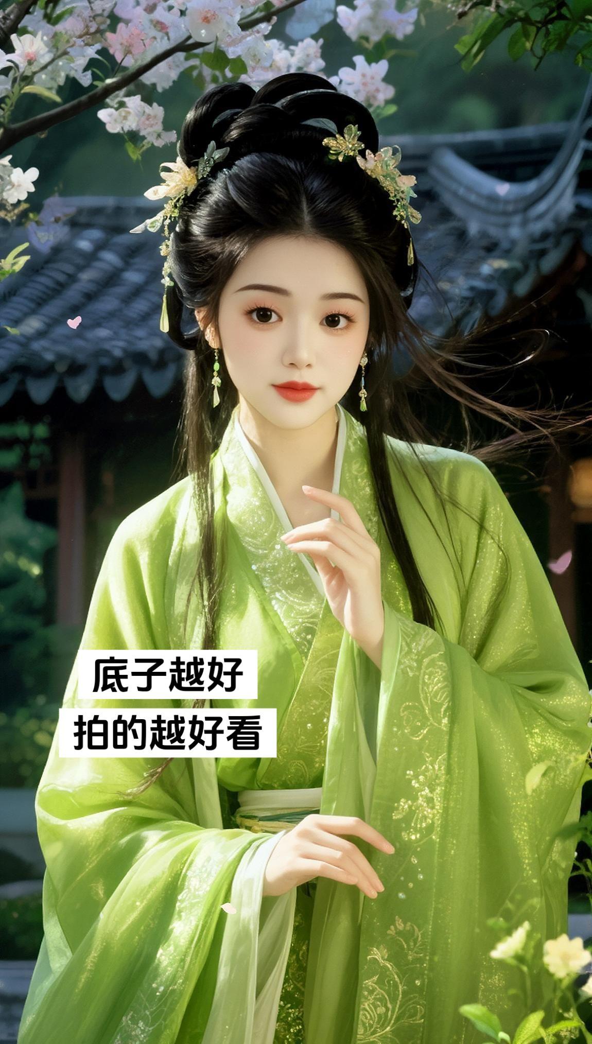 AI古风动漫油画感   情绪音乐玩法新风向 成为一个古风女子