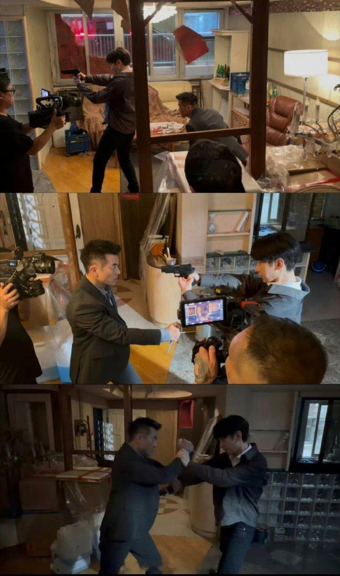 成毅狩谎花絮照成毅狩谎拍摄花絮照 成毅狩谎花絮照 迫不及待想开了~成毅