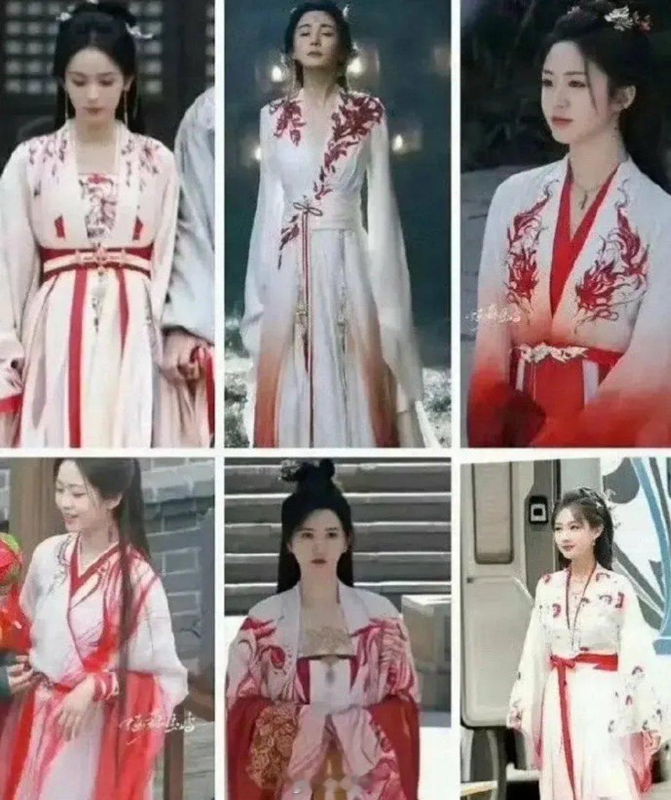 有网友说，现在古偶越来越敷衍了，男女妆造都能撞上 ​​​