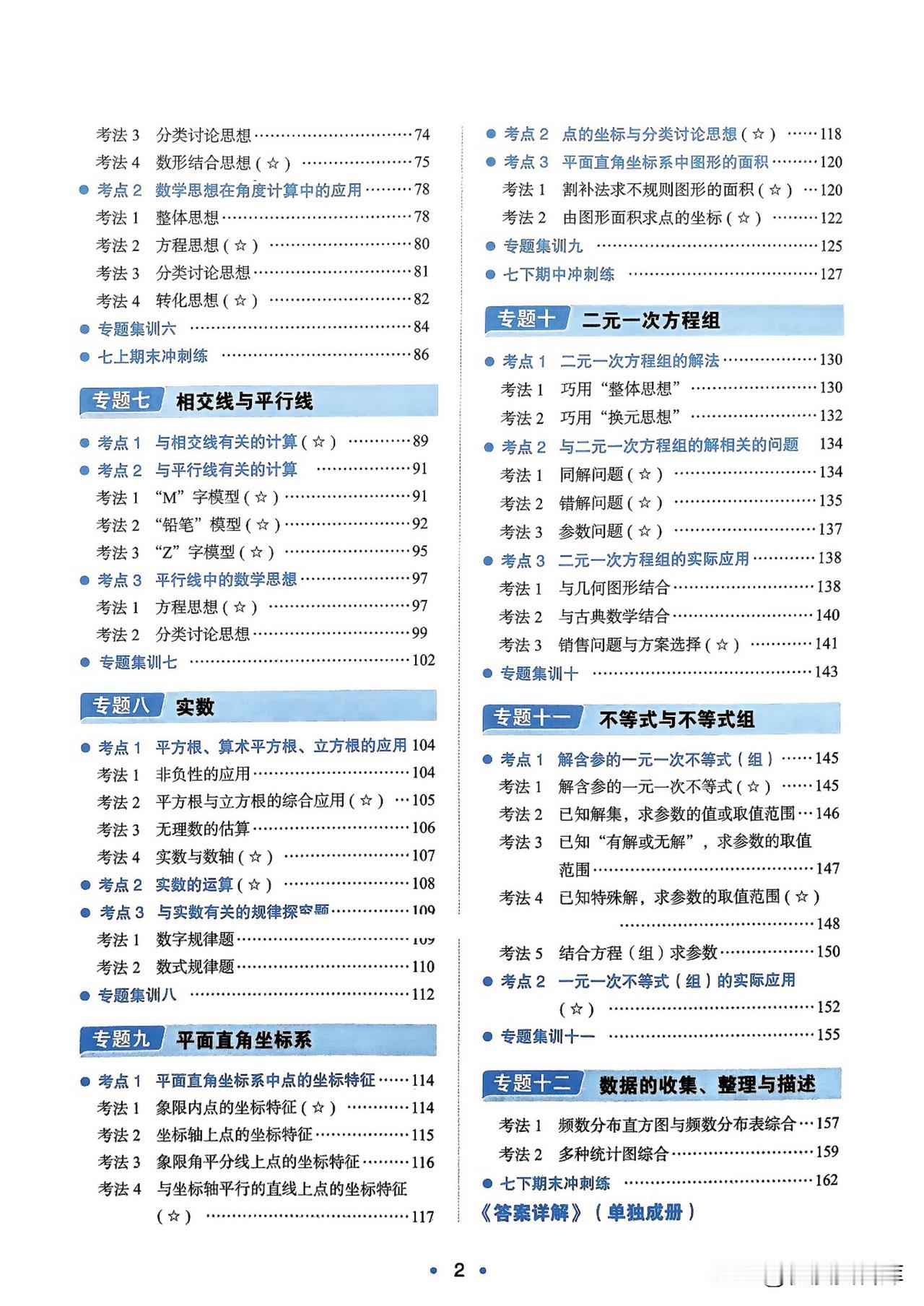 七年级数学同步压轴专题——实数专题