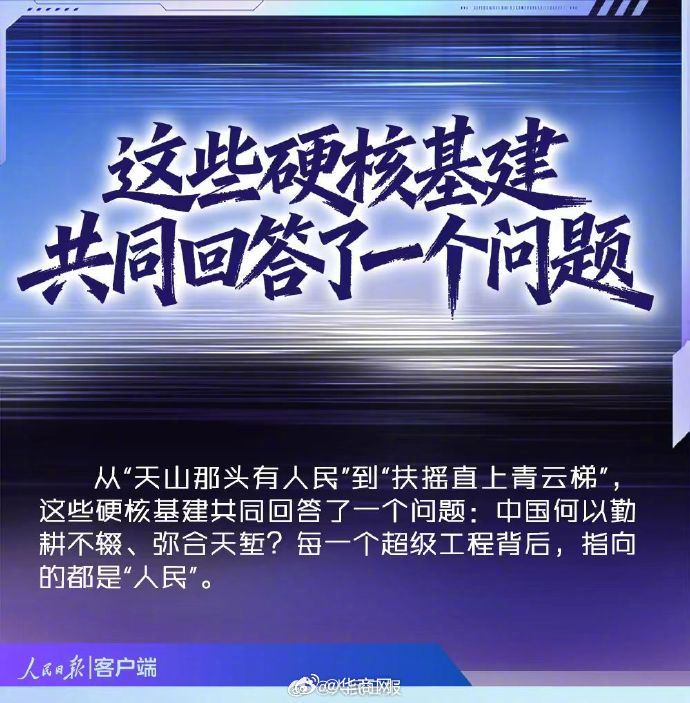 【#这些硬核基建回答了一个问题#】从“天山那头有人民”到“扶摇直上青云梯”，这些