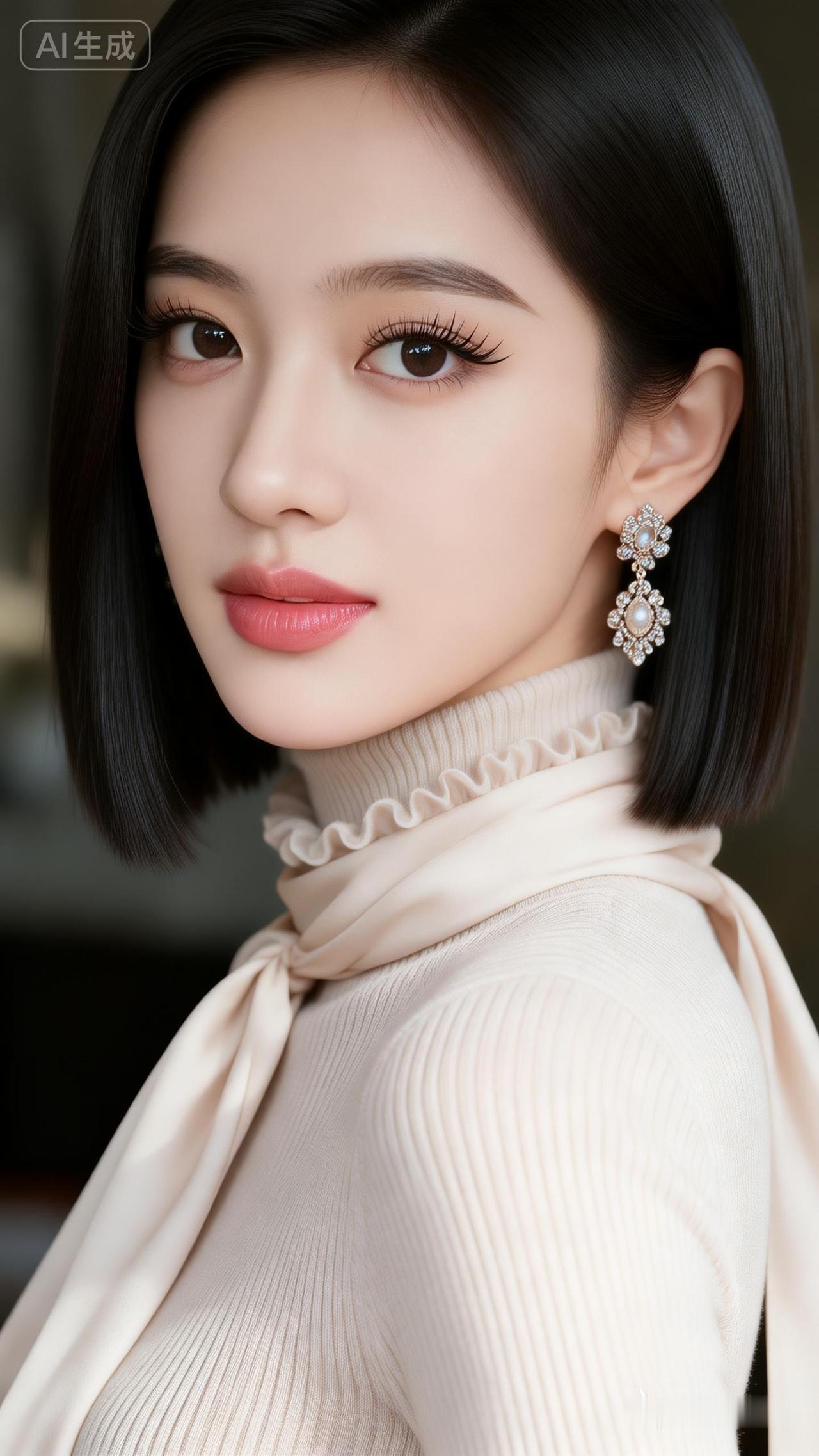 优雅气质，精致妆容，时尚穿搭，尽显女性魅力。