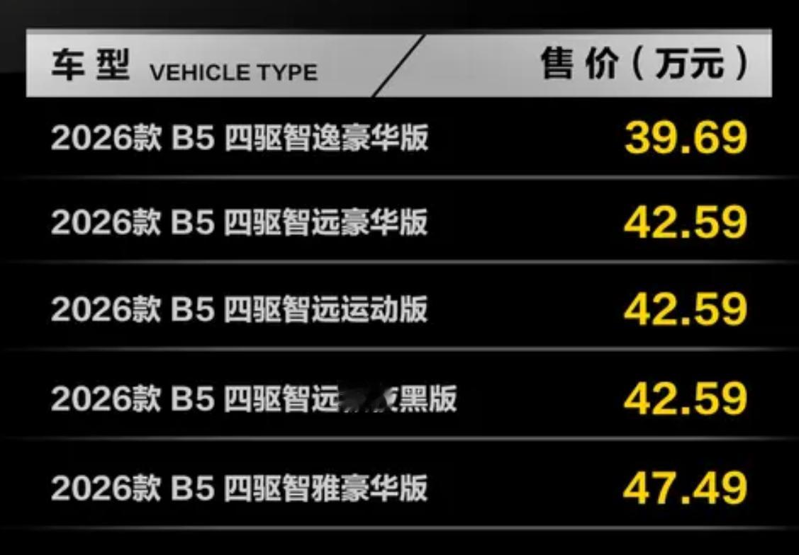 售价39.69万元起，2026款沃尔沃XC60上市。 ​​​