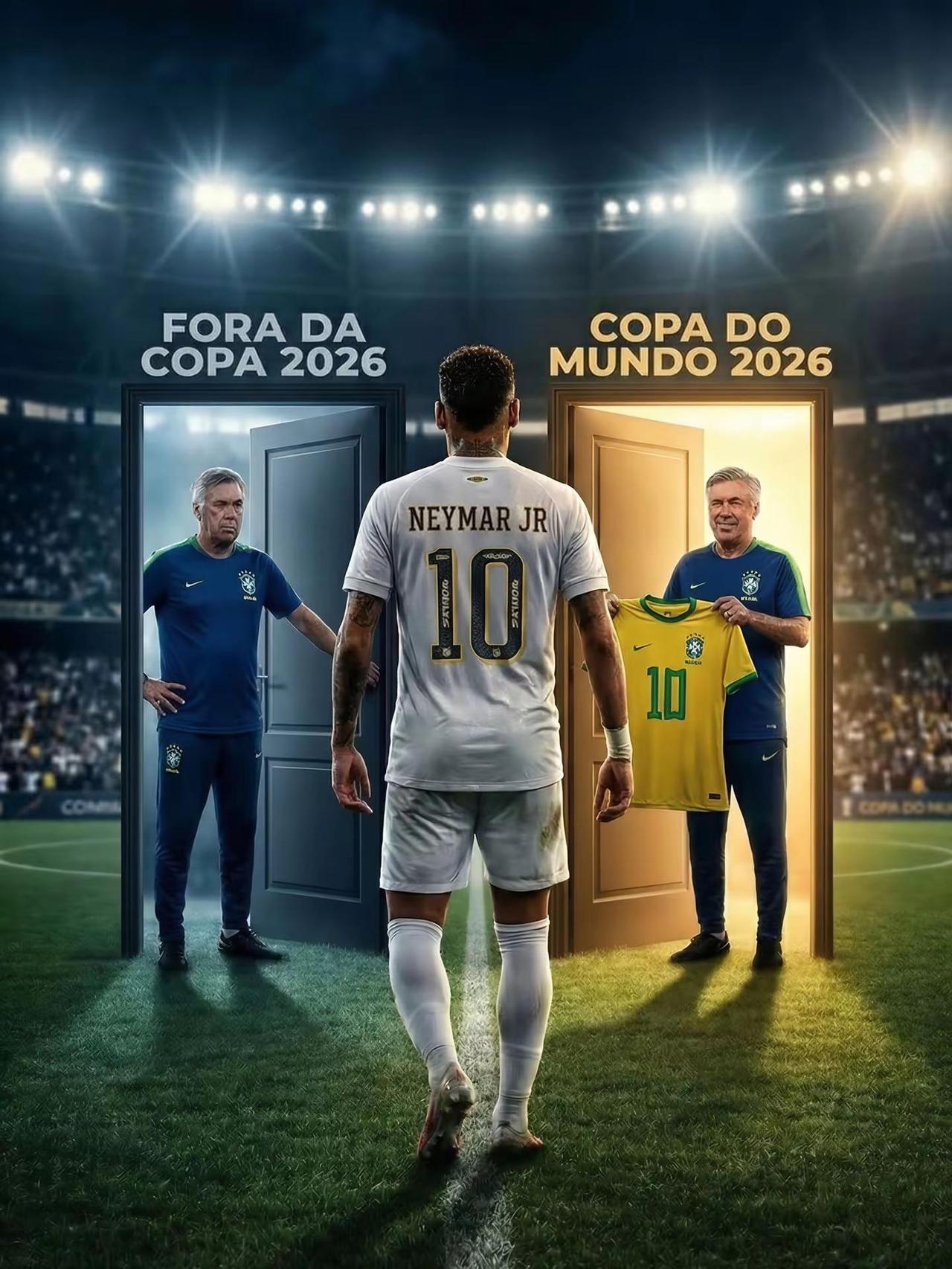 内马尔：我只想再参加一次世界杯！内马尔 巴西国家队 足球