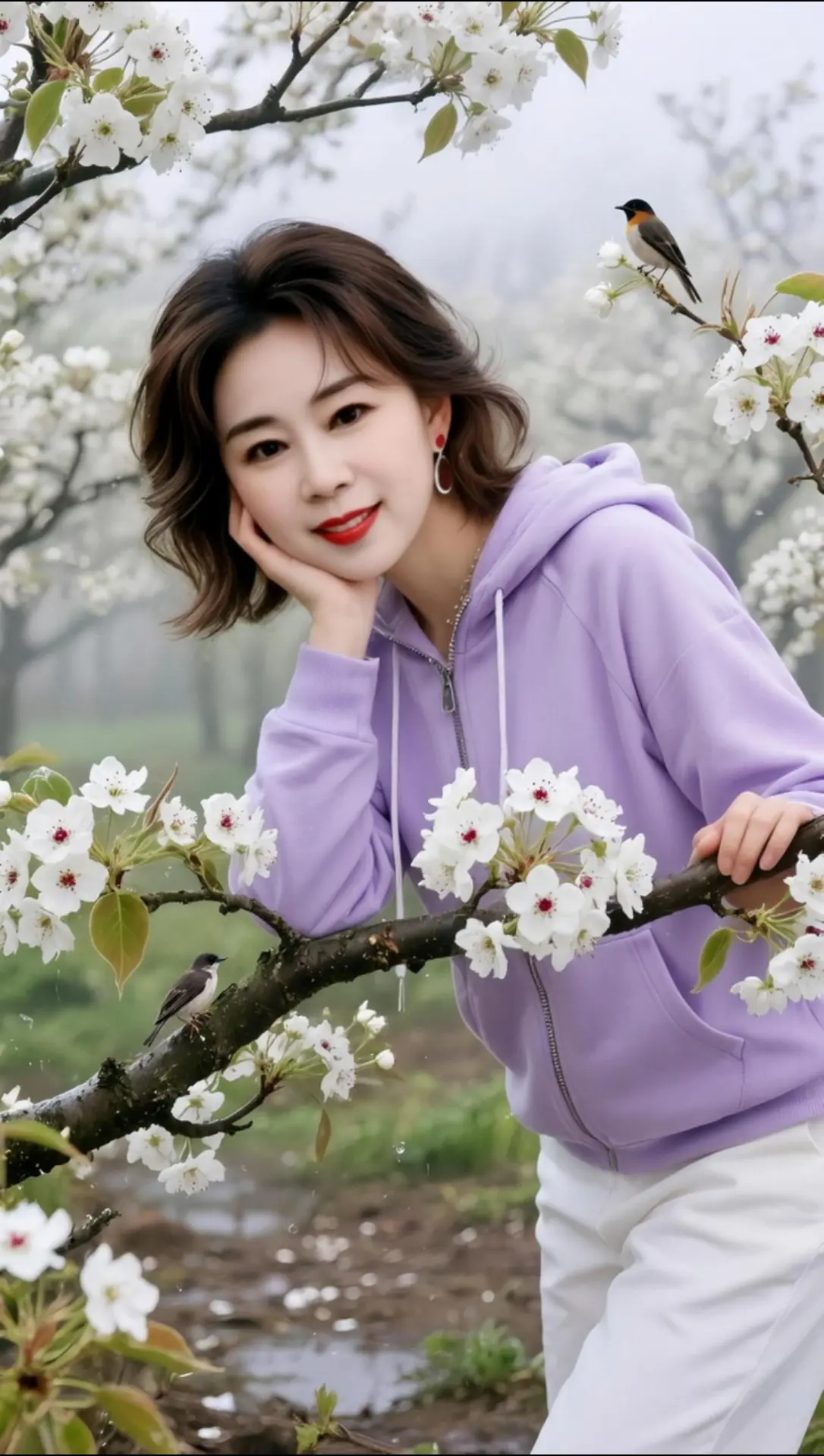 AI春日清新写真 ai创作