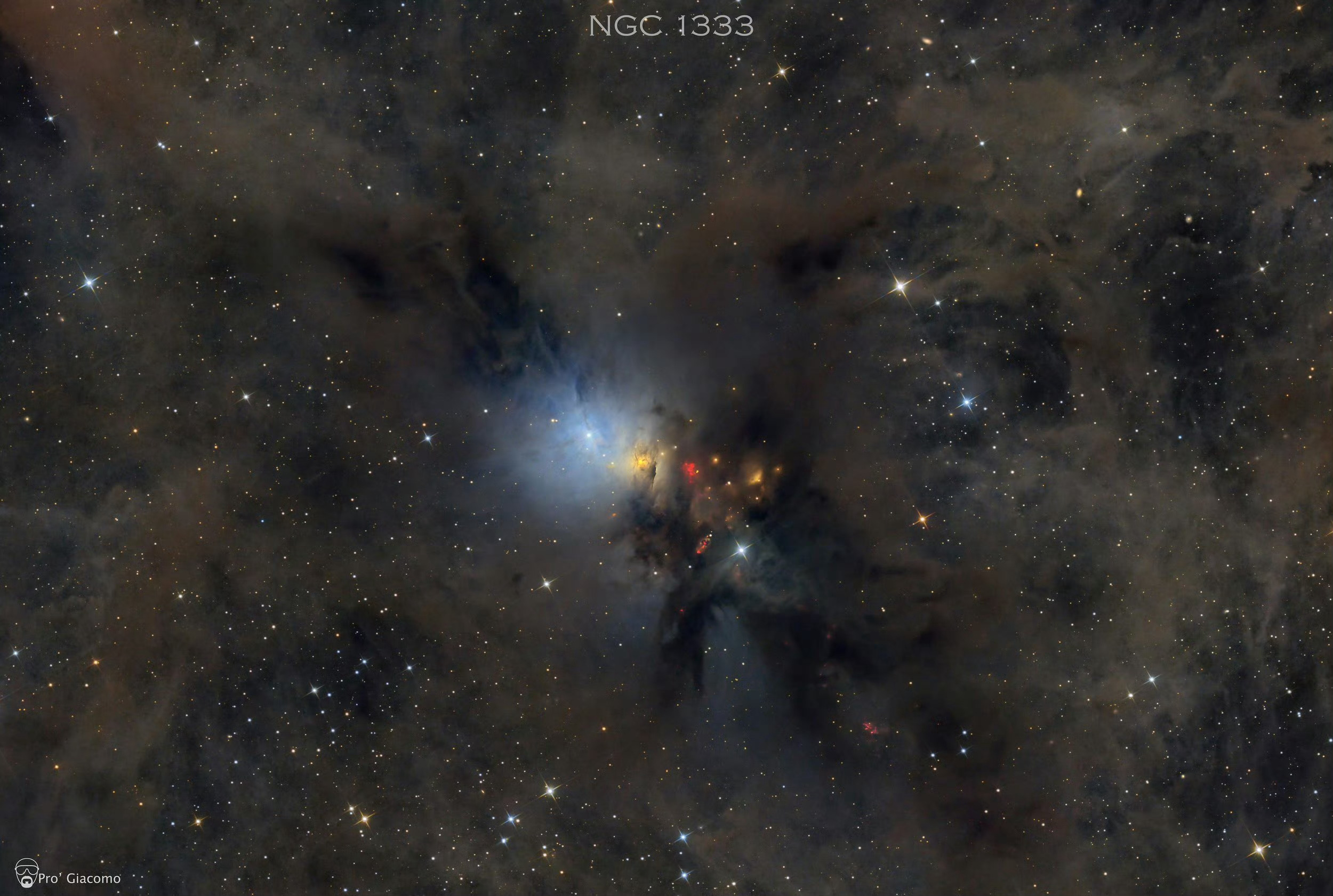 #每天一天文图# 在英仙座的宁静领域，NGC 1333 成为一颗恒星杰作，一个反