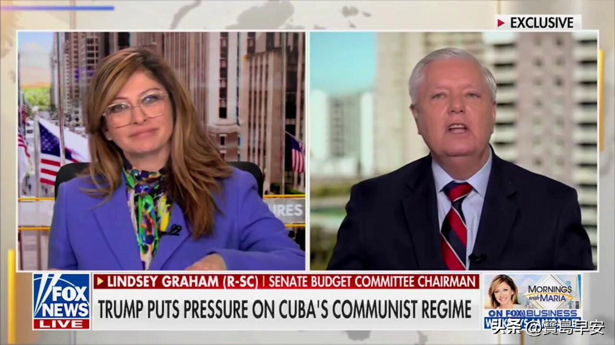 美国人都是战争贩子
今天凌晨，美国参议员格雷厄姆在接受美媒福克斯专访时谈到美国对