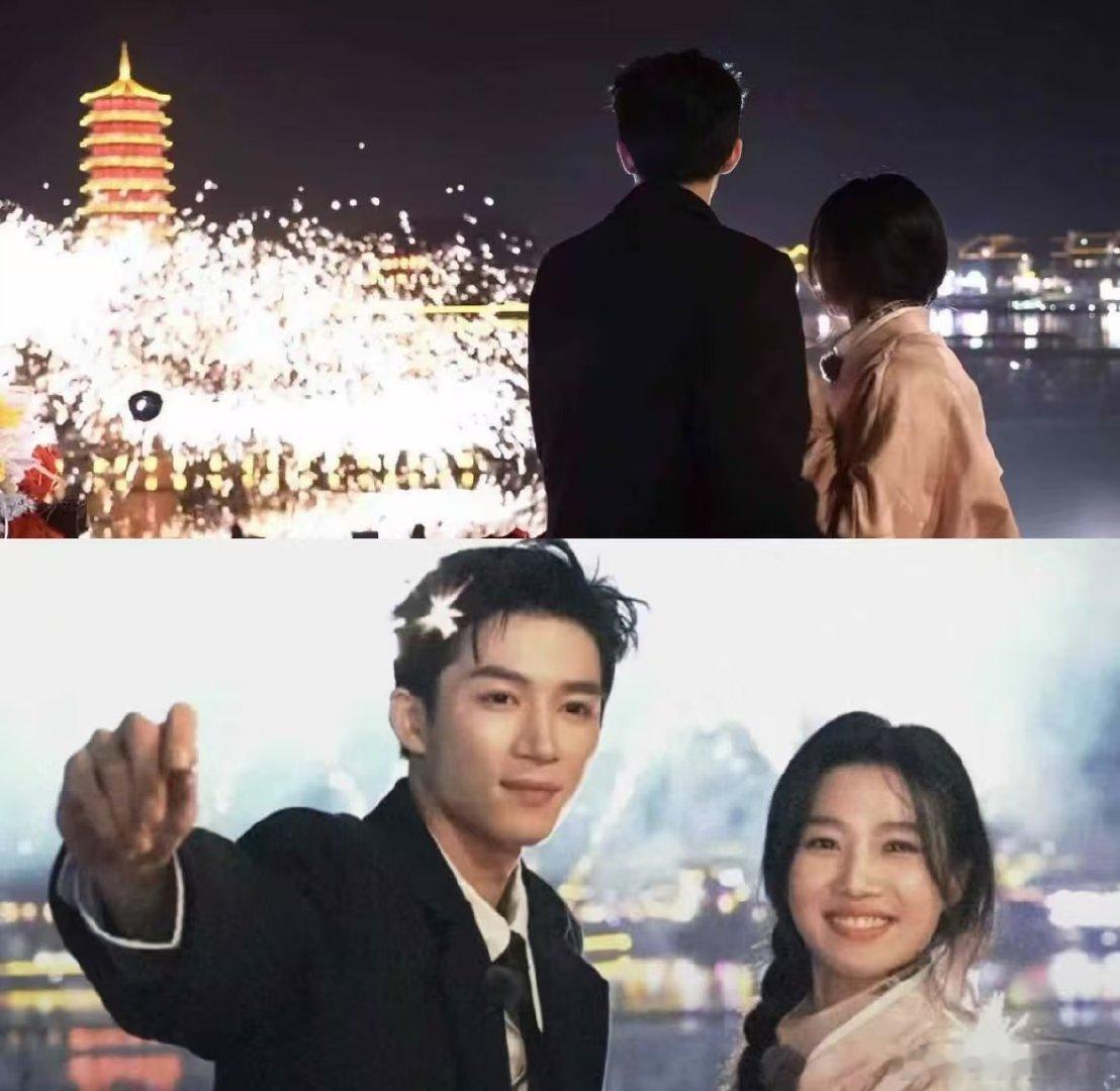 五福临门烟花宴好浪漫   本追剧新年愿望被《五福临门》实现了！这场烟花宴，直接把