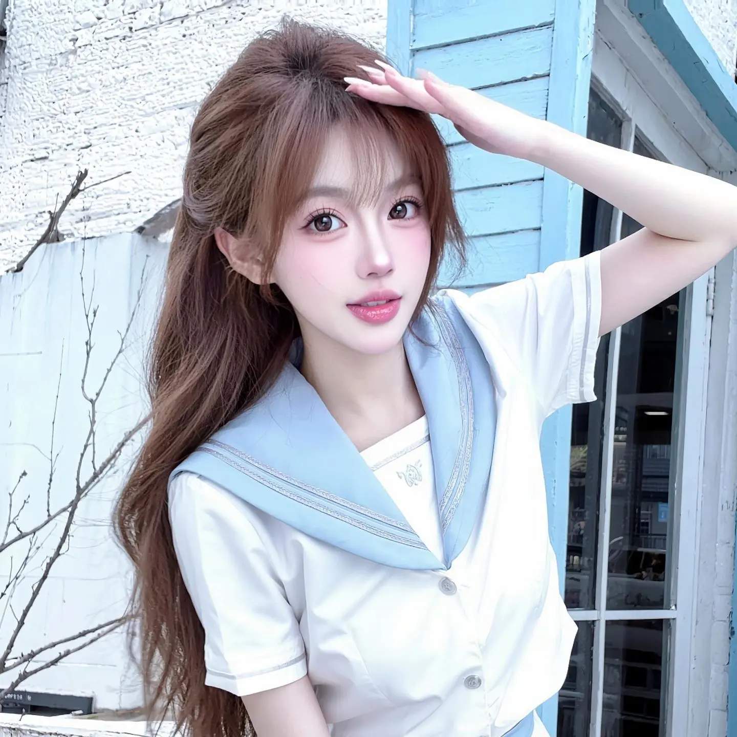 AI清新少女写真 随变ai随便玩 日常分享 元气 清纯甜美