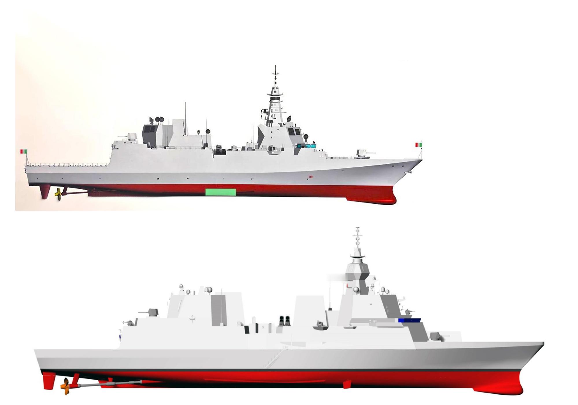 中外舰闻 烽火问鼎计划 正好两者都有侧视图，所以直接以OTO Strales 7