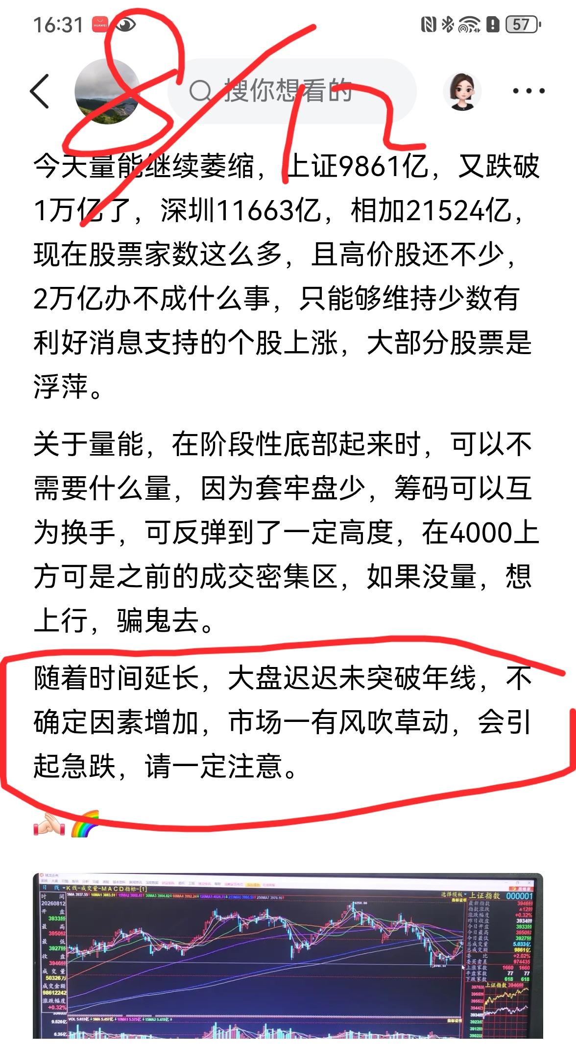 老手说股：（7）
家人们，今天有些文章看不到。
头条就是如此，讲技术审核通过率百