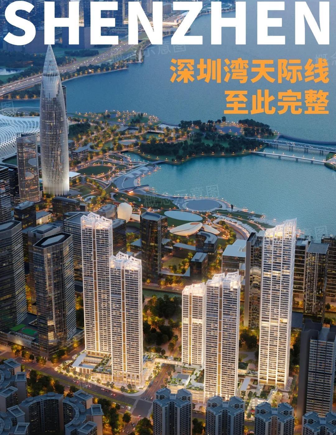 🫡5 座超高层，“深圳湾”再出新地标❗
当世界级湾区天际线 被提及，纽约曼哈顿