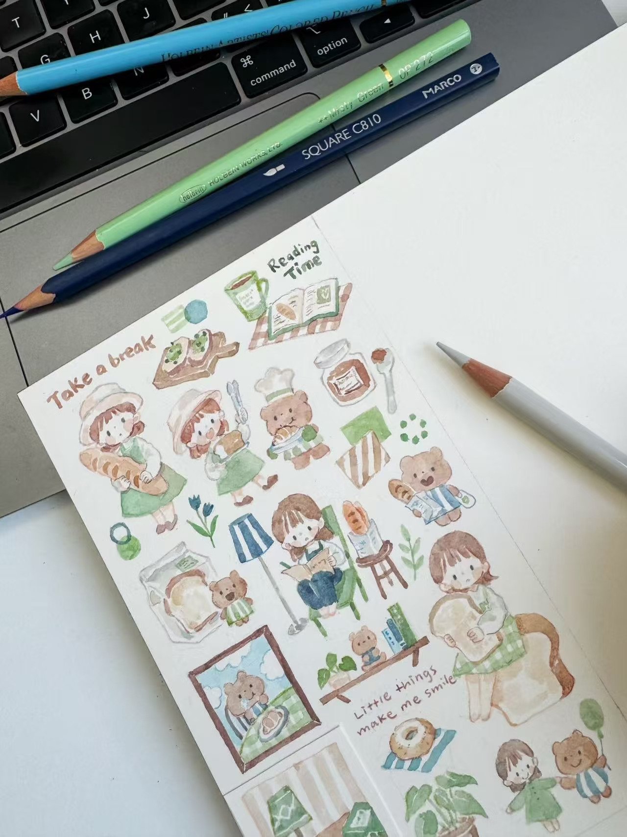 画画贴纸🍞🍃