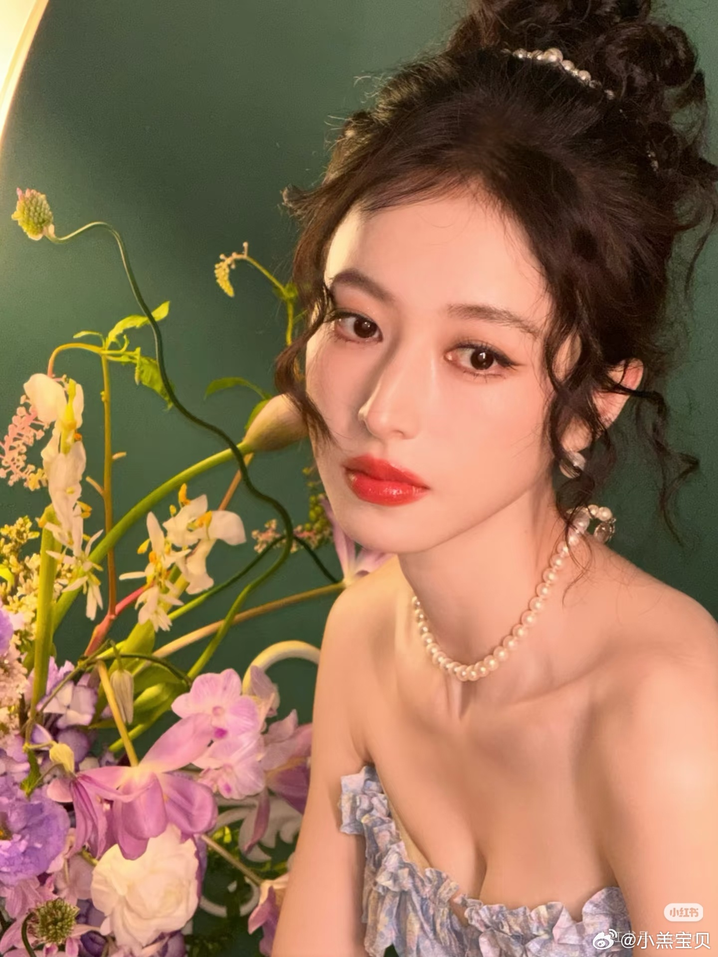 被周雨彤公主造型美到了 从童话里走出来的公主🌷 