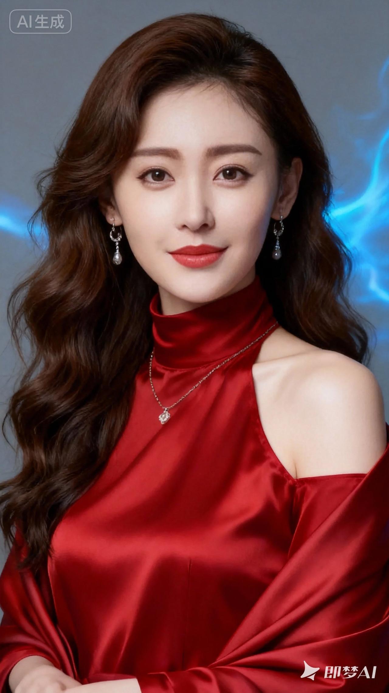 优雅红衣，气质女神，尽显魅力！💃🔥