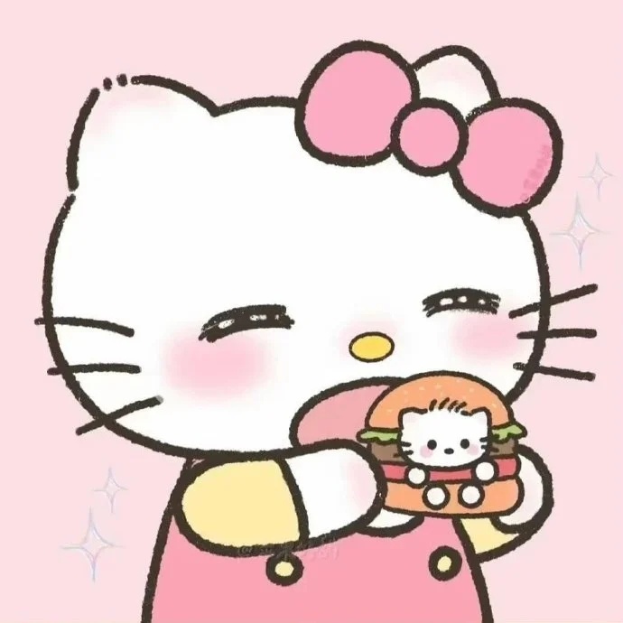 HelloKitty头像 | 就这样萌萌的看着你 