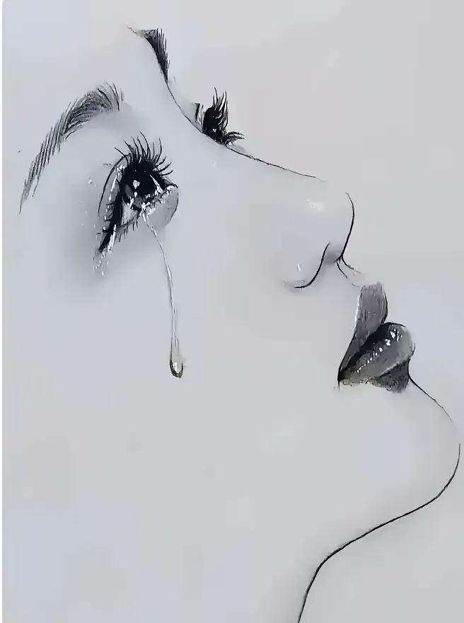 心中有情大胆爱，
命里无缘莫强求。
夜半无眠望星月，
三更醉梦观山水。