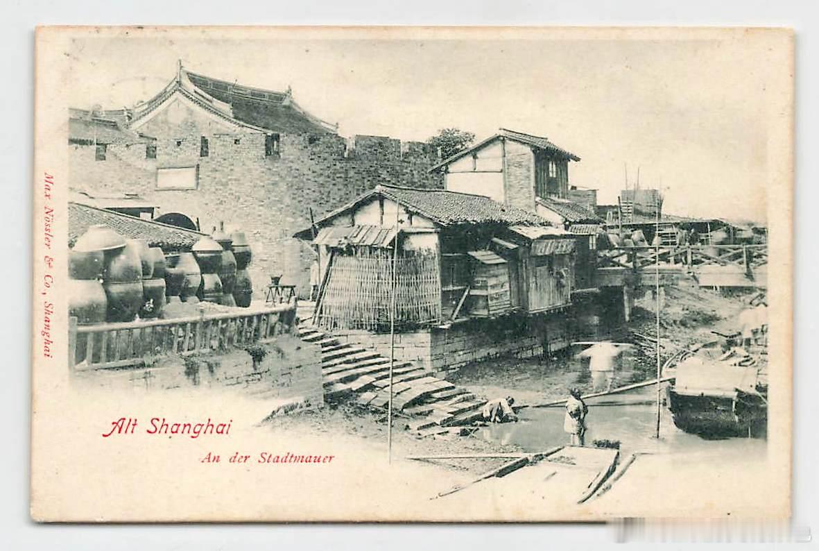 1900年，就上海城墙 