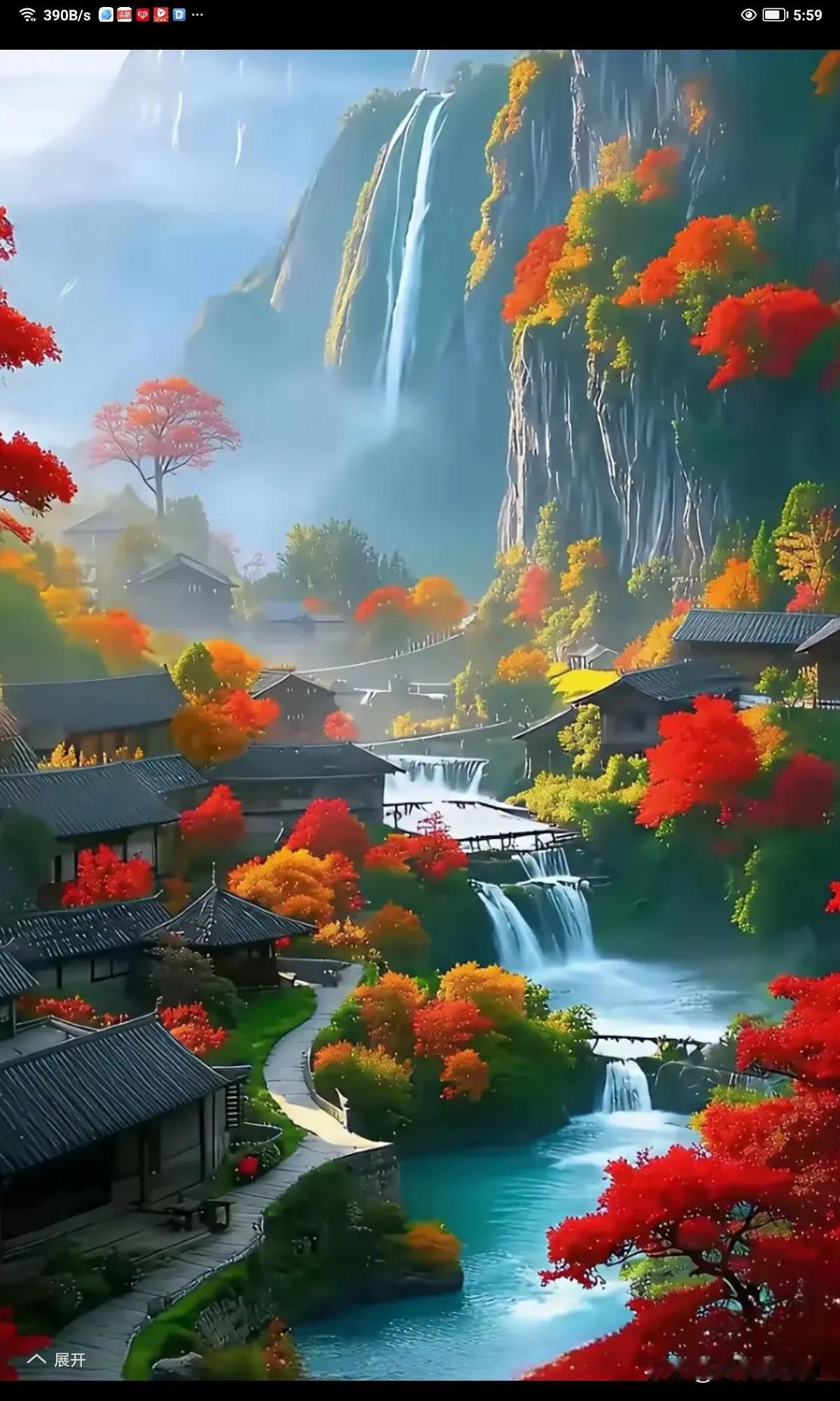 风梳柳岸春烟暖，
春来花月皆成画。