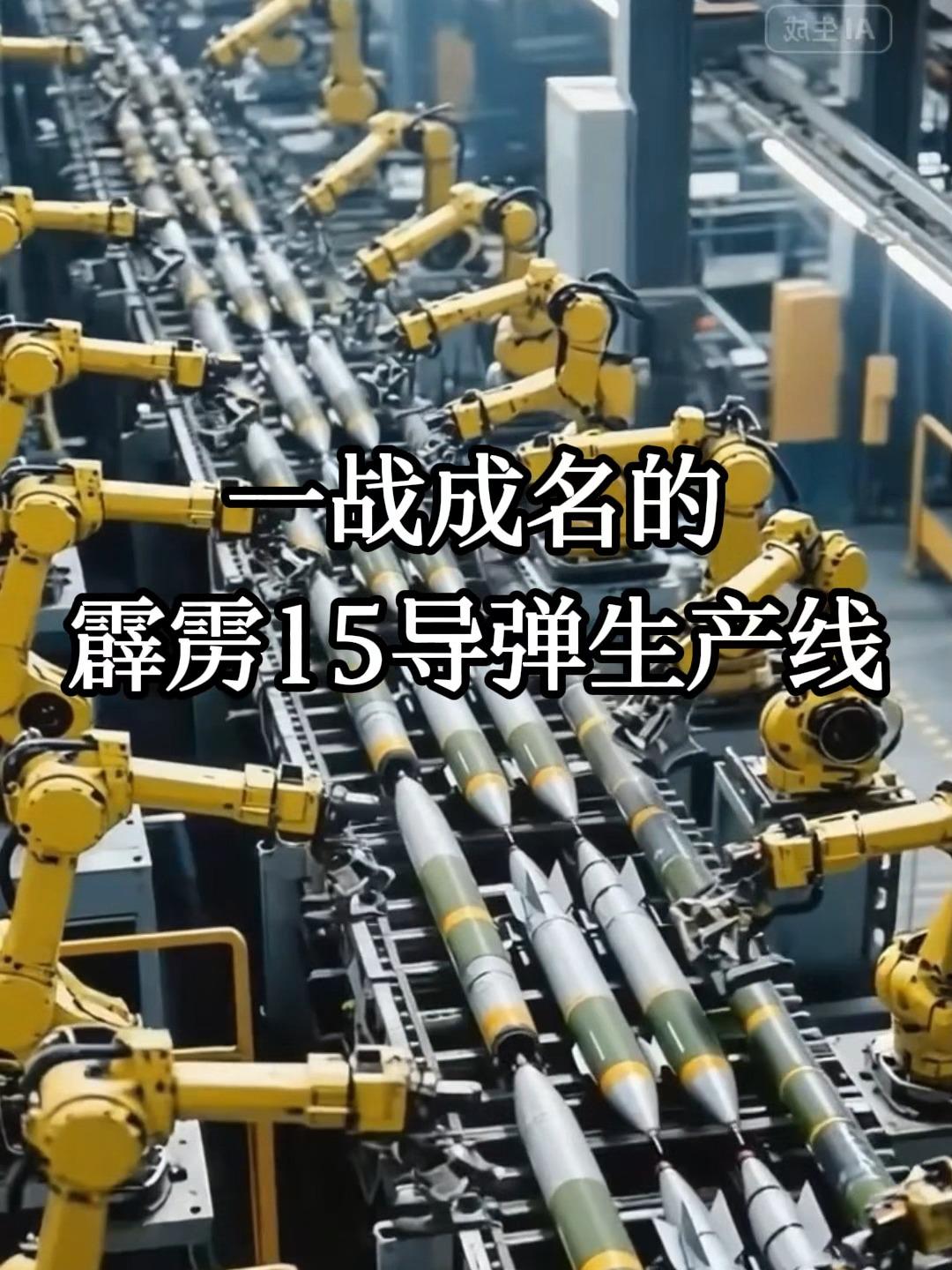 中国罕见公开PL-15空空导弹生产线；伤害性不大，侮辱性极强。
中国官方罕见公开