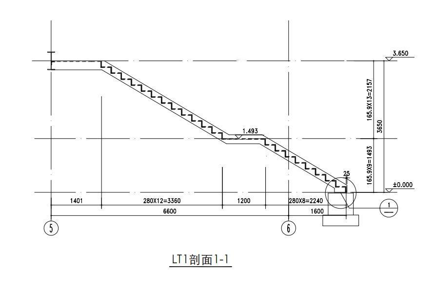 国家地理北京营地，楼梯钢结构图纸。钢结构图 钢结构设计 钢楼梯 工程设计