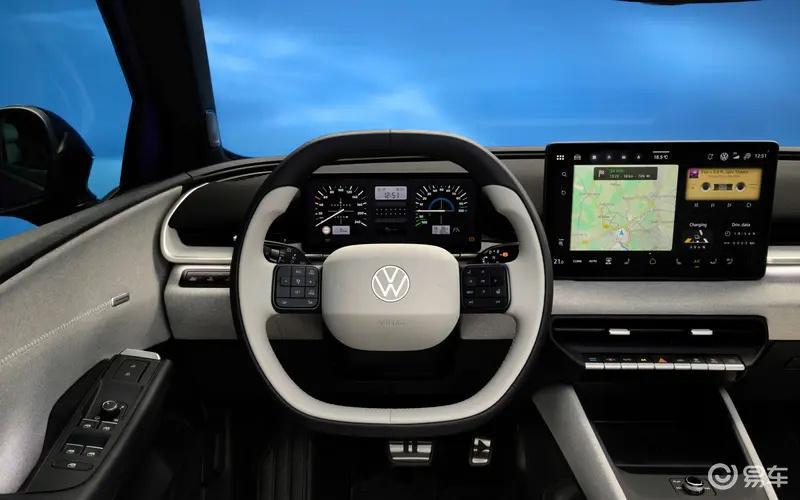 大众ID.POLO内饰官图出来了，从仪表盘及中控屏来看，其UI设计的坚持目前似乎