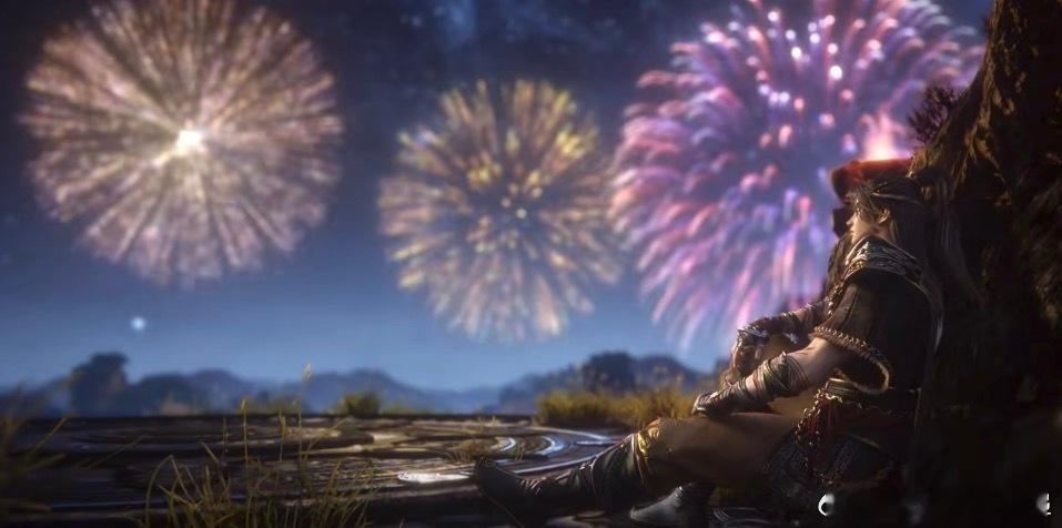 国漫烟花又有名场面了 有莘不破转头看到江离的那个瞬间，瞳孔微微收缩，嘴角动了动又