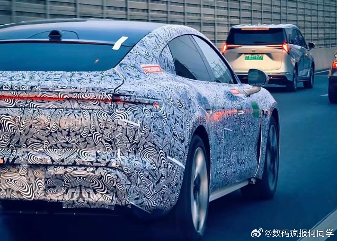 尚界Z7实车首曝尚界Z7路测视频曝光 低趴宽体长车头+车侧风道，黄金比例车身配溜