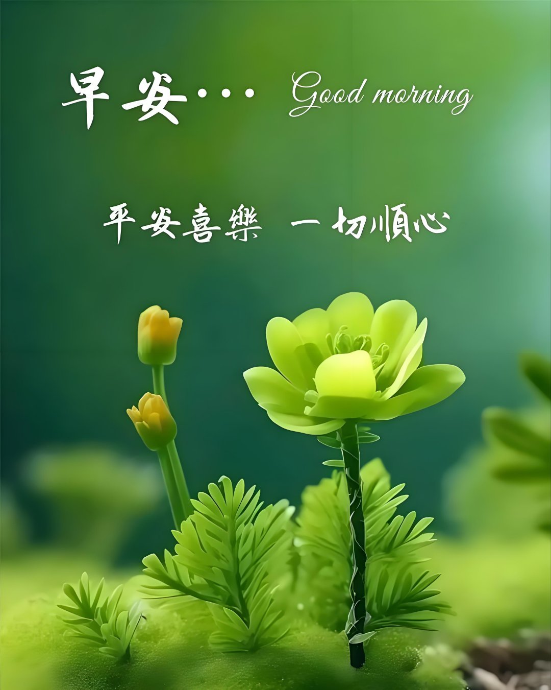 早安 早上好