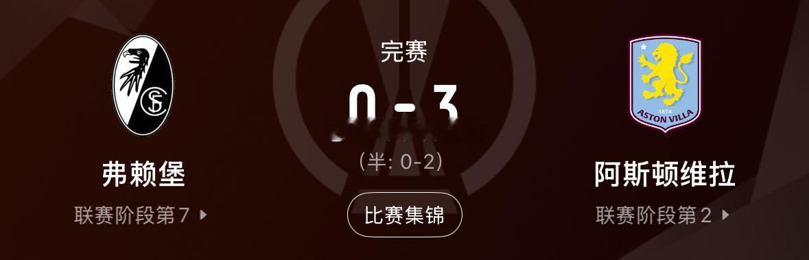 欧联杯决赛 阿斯顿维拉首夺欧联冠军 埃梅里五夺欧联 足球赛事 欧联杯决赛战报✨欧