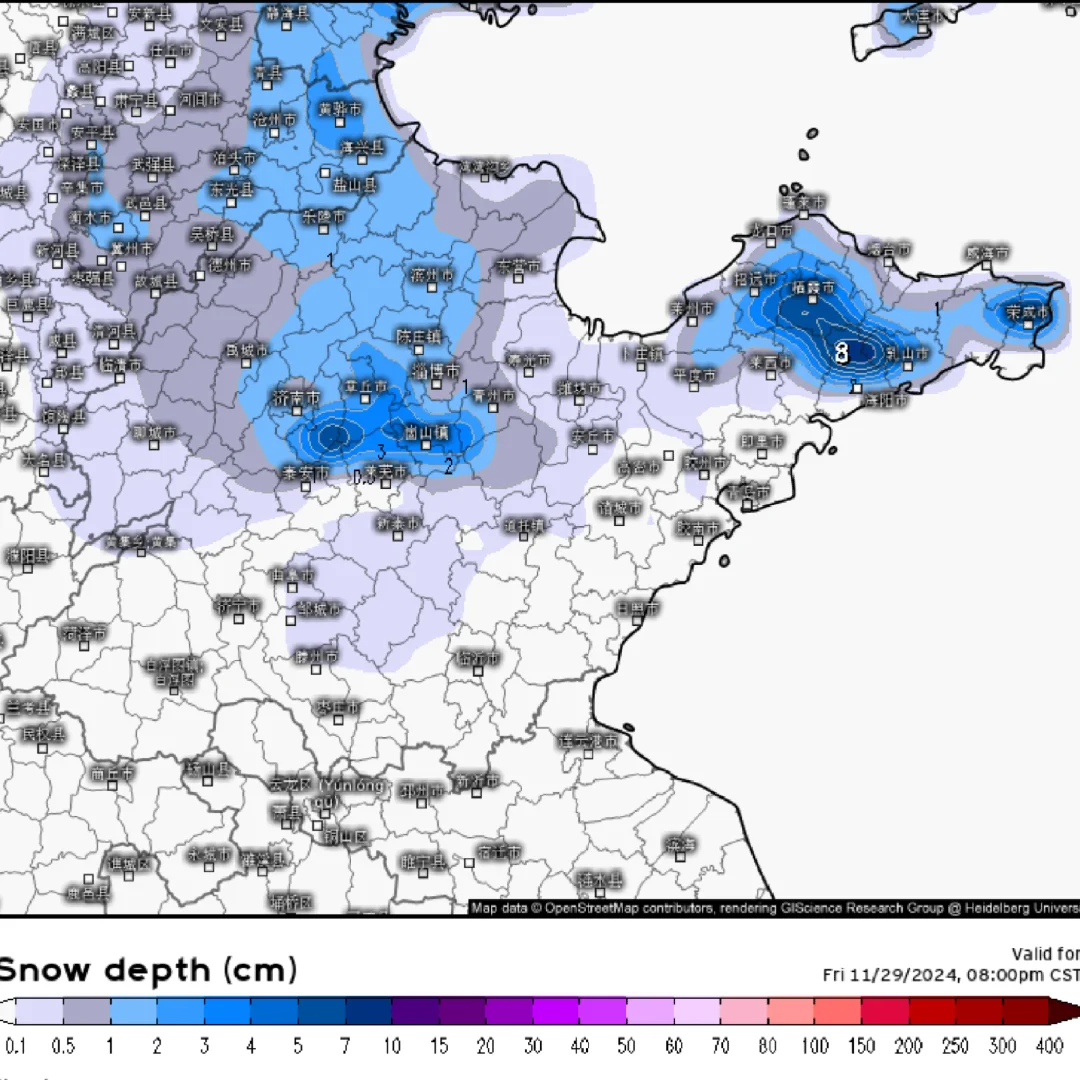 本月底强寒潮酝酿，山东将迎来初雪？
