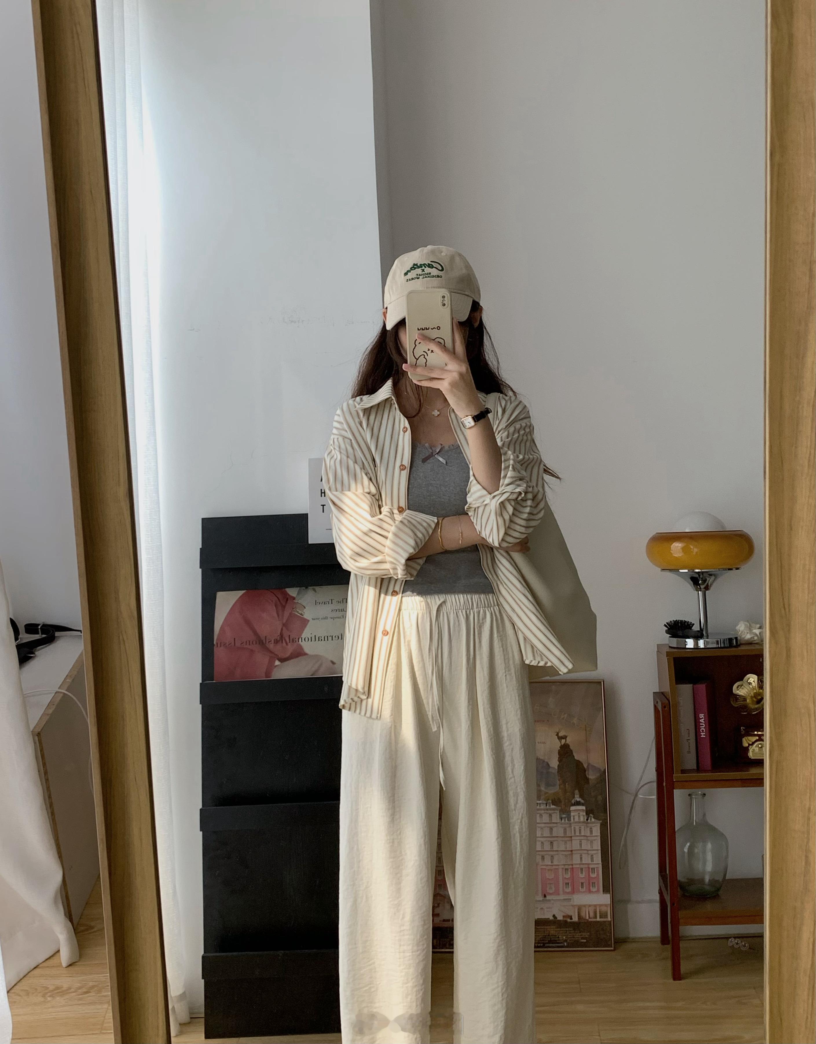 蕾丝背心的上身图来啦🤍🩶今晚：