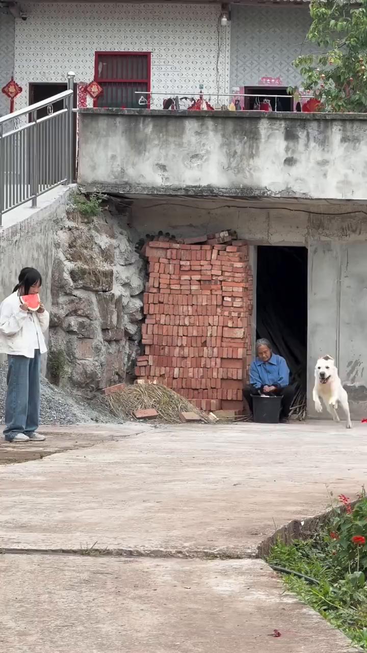 有人。