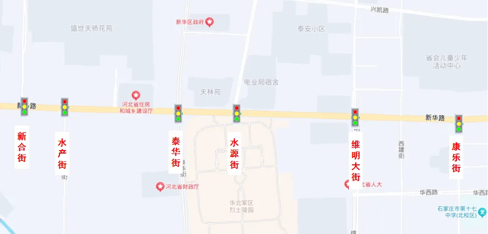 【石家庄一路段信号灯优化调整】石家庄市公安局交通管理局通过实地踏勘、数据分析，依