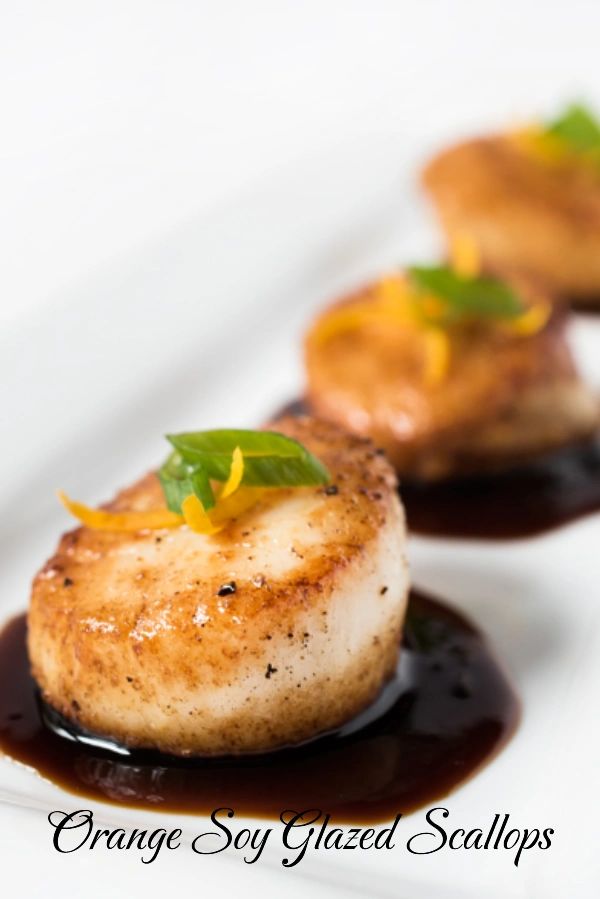 香橙酱油釉面扇贝 ｜Glazed Scallops 🌊