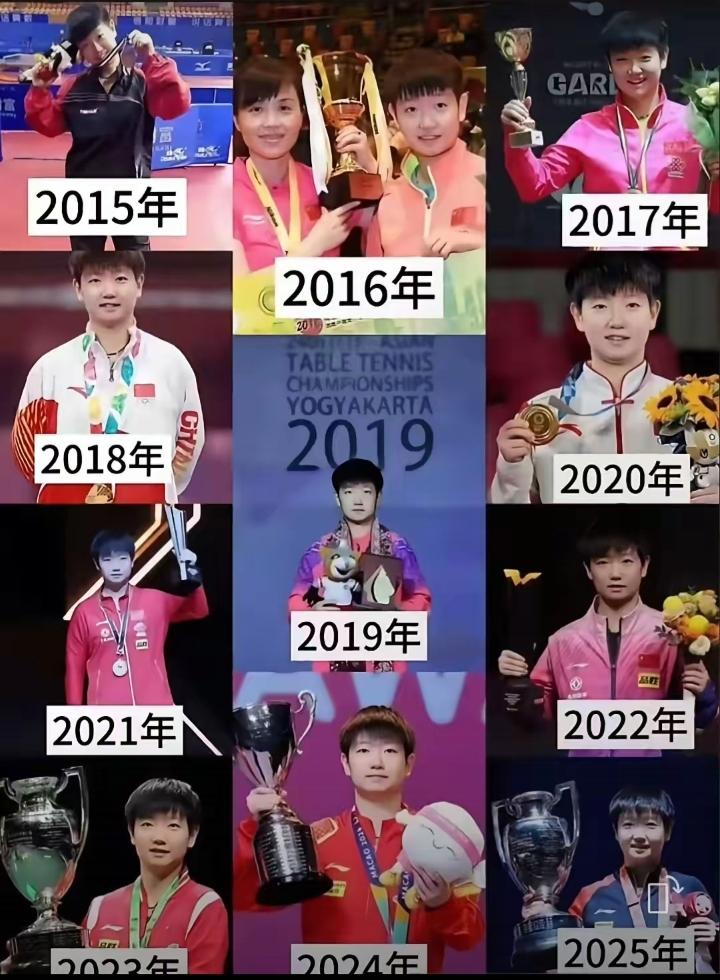 🏆🏆🏆孙颖莎｜十年热血，一路封神🏓乒乓球冠军之路 2015到2025，从