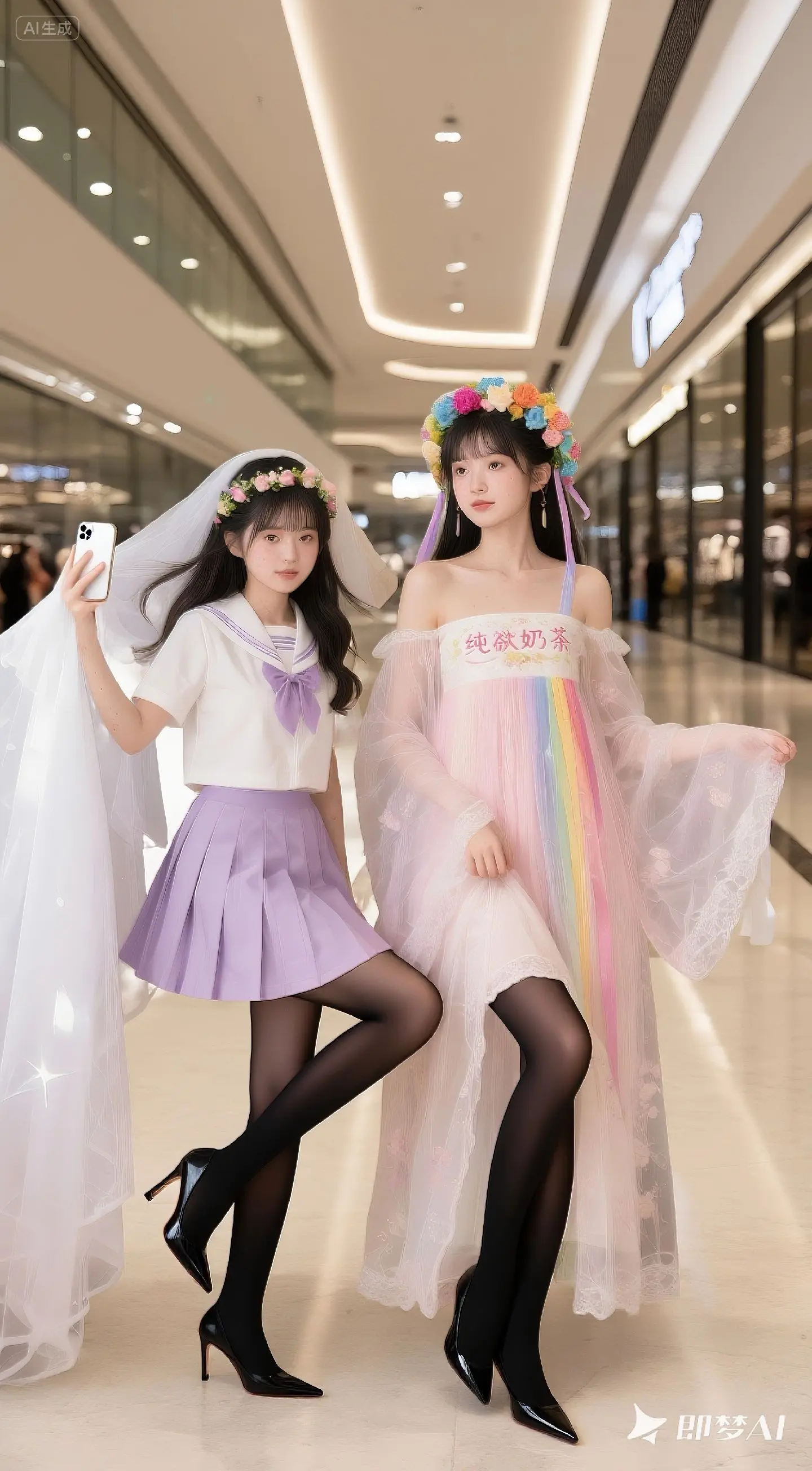 长腿美女