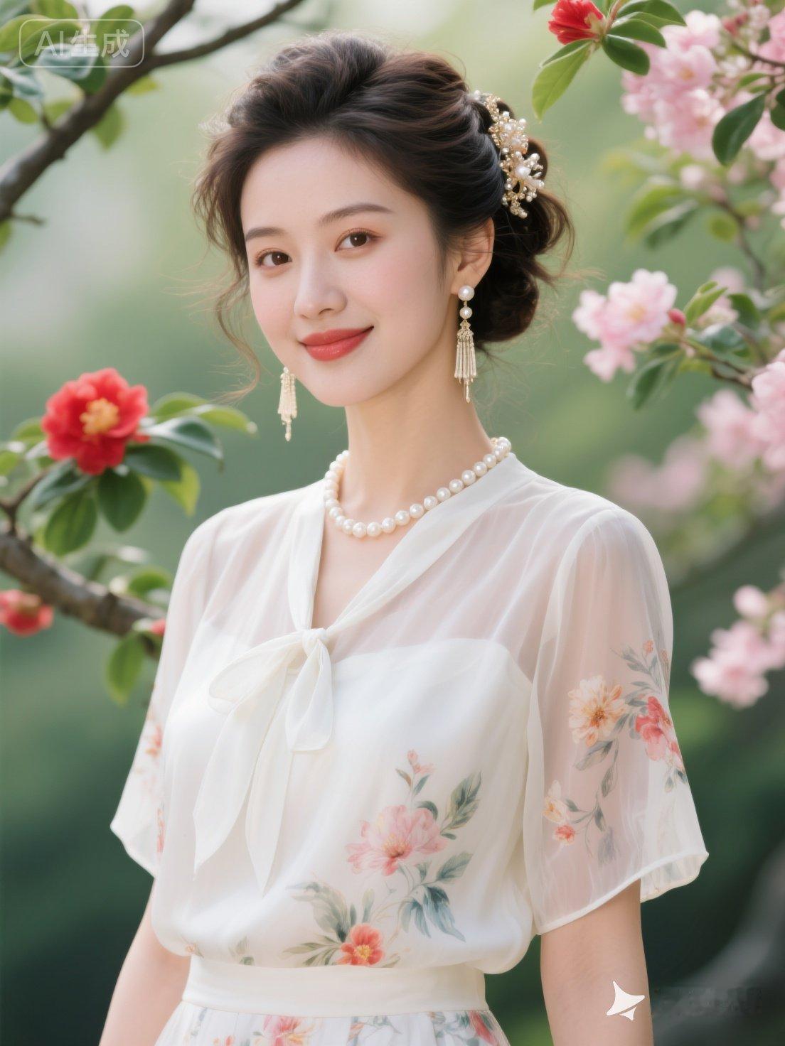 春日花海中的优雅仙女🌸✨