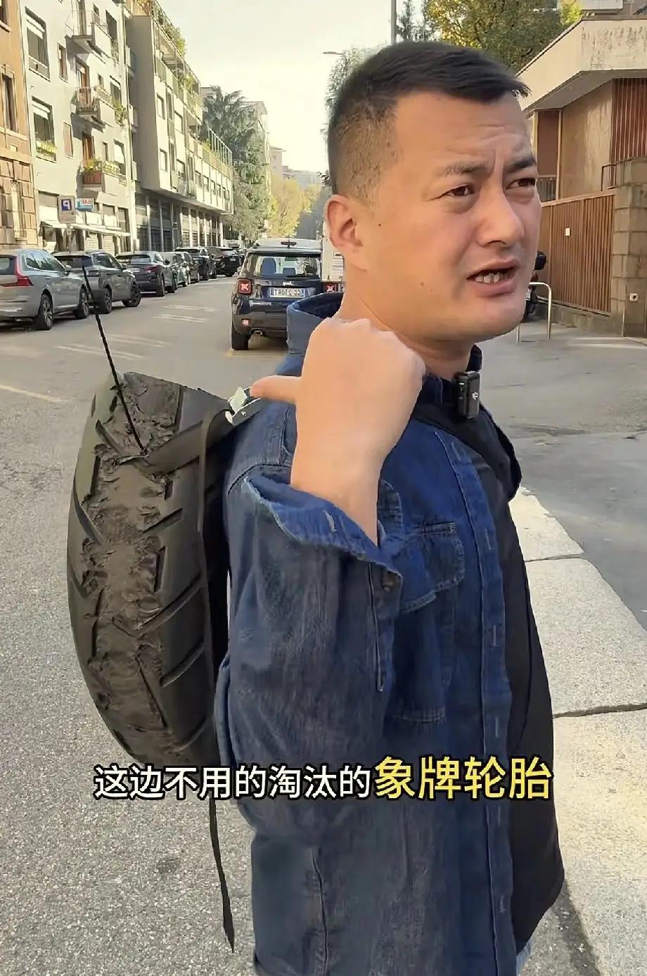 广东，博主“吴老臭”花30万买了辆宝马摩托车，结果才骑了800公里，轮胎就出现了