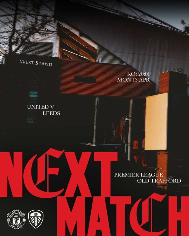 #曼联vs利兹联#4月14日03:00，英超第32轮玫瑰德比，曼联将迎战利兹联。