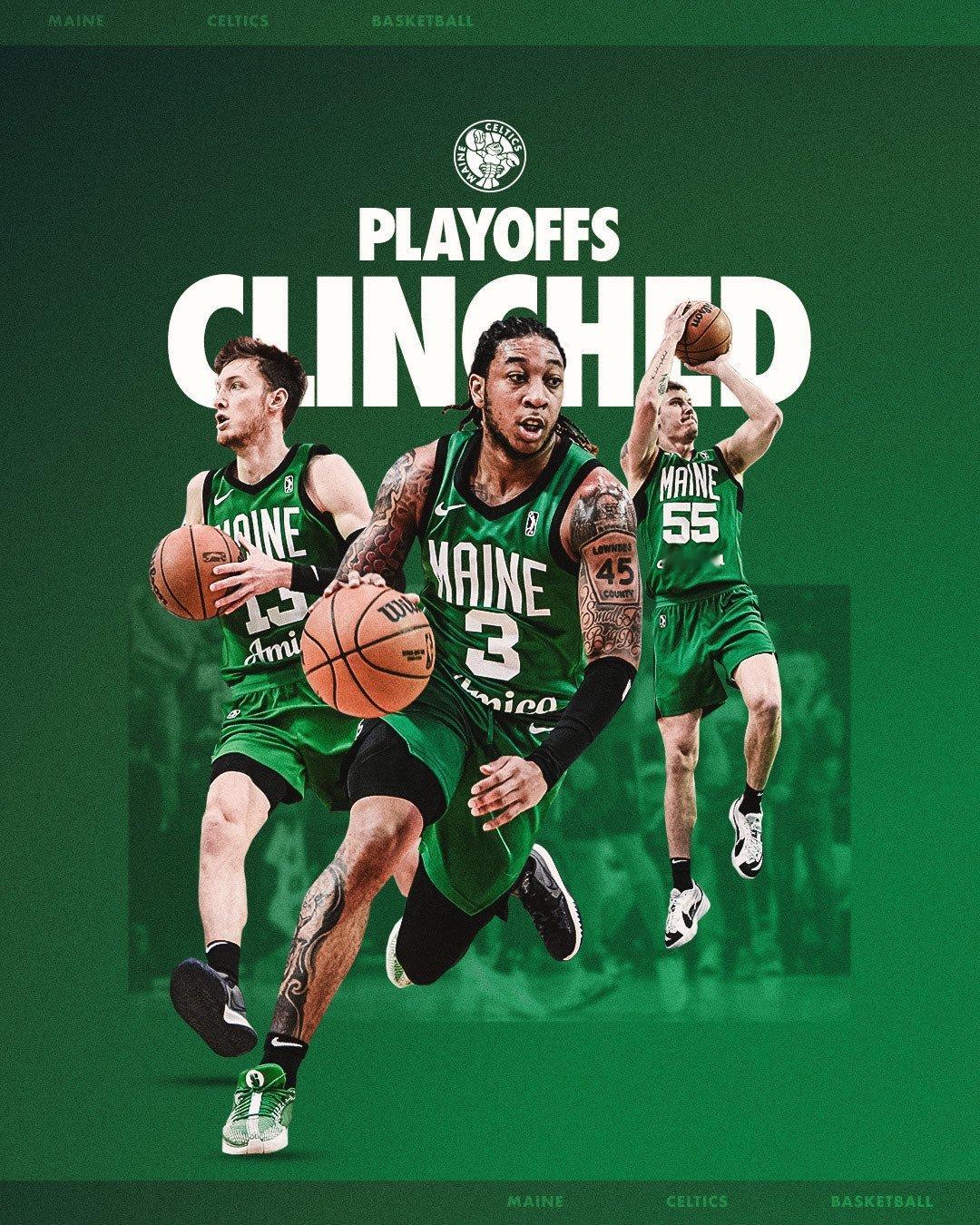 缅因州凯尔特人 再争总冠军 ! 缅因州凯尔特人队成为本赛季第一支锁定NBA G 