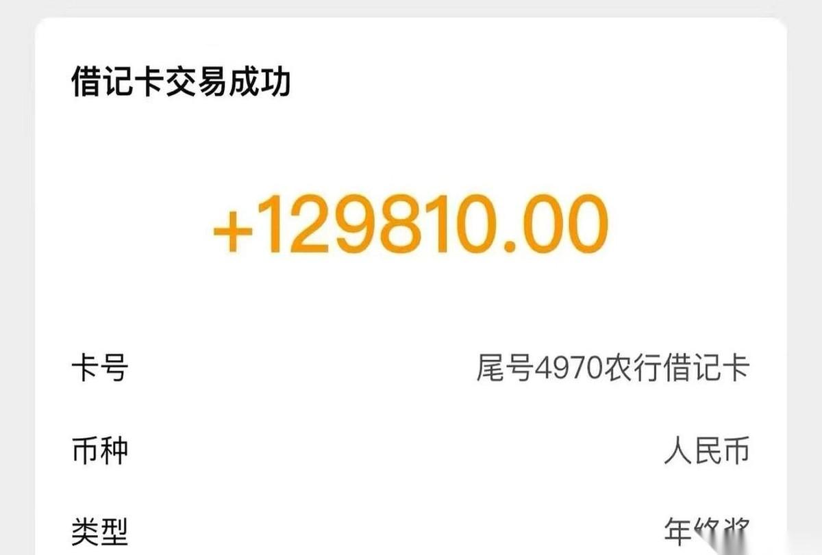 手机在桌上连震了两下，银行短信。我划开，盯着那个数字，一个“1”后面跟着一串零。