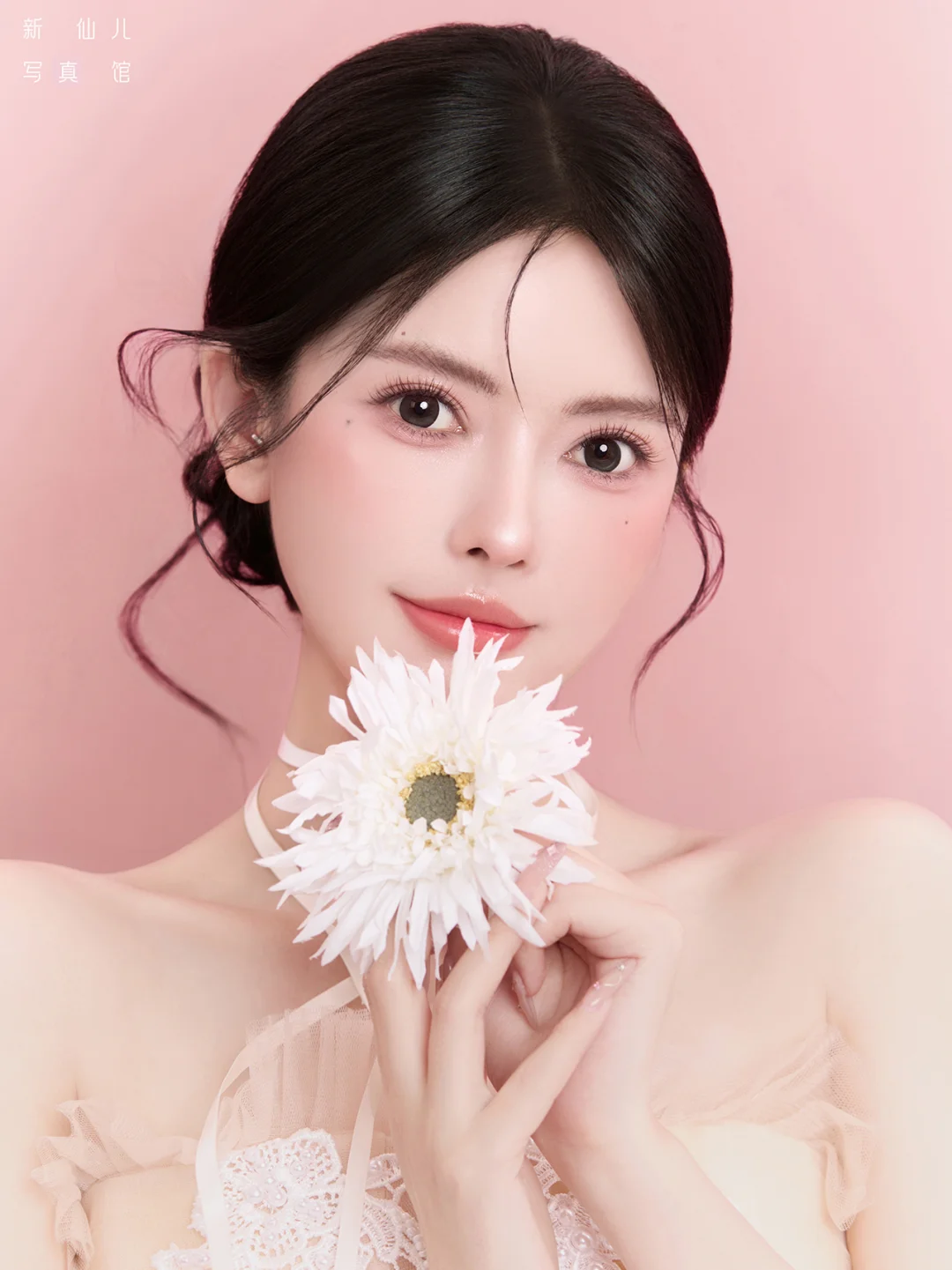 韩式少女肖像🎀甜美粉色系