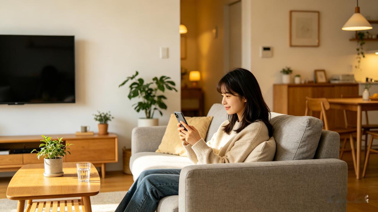 老公出差，婆婆带亲戚来我家拿走了新买的电视，我没拦着，默默用手机远程关闭了电视的